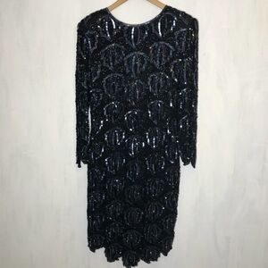 Vintage Silk Sequin Dress